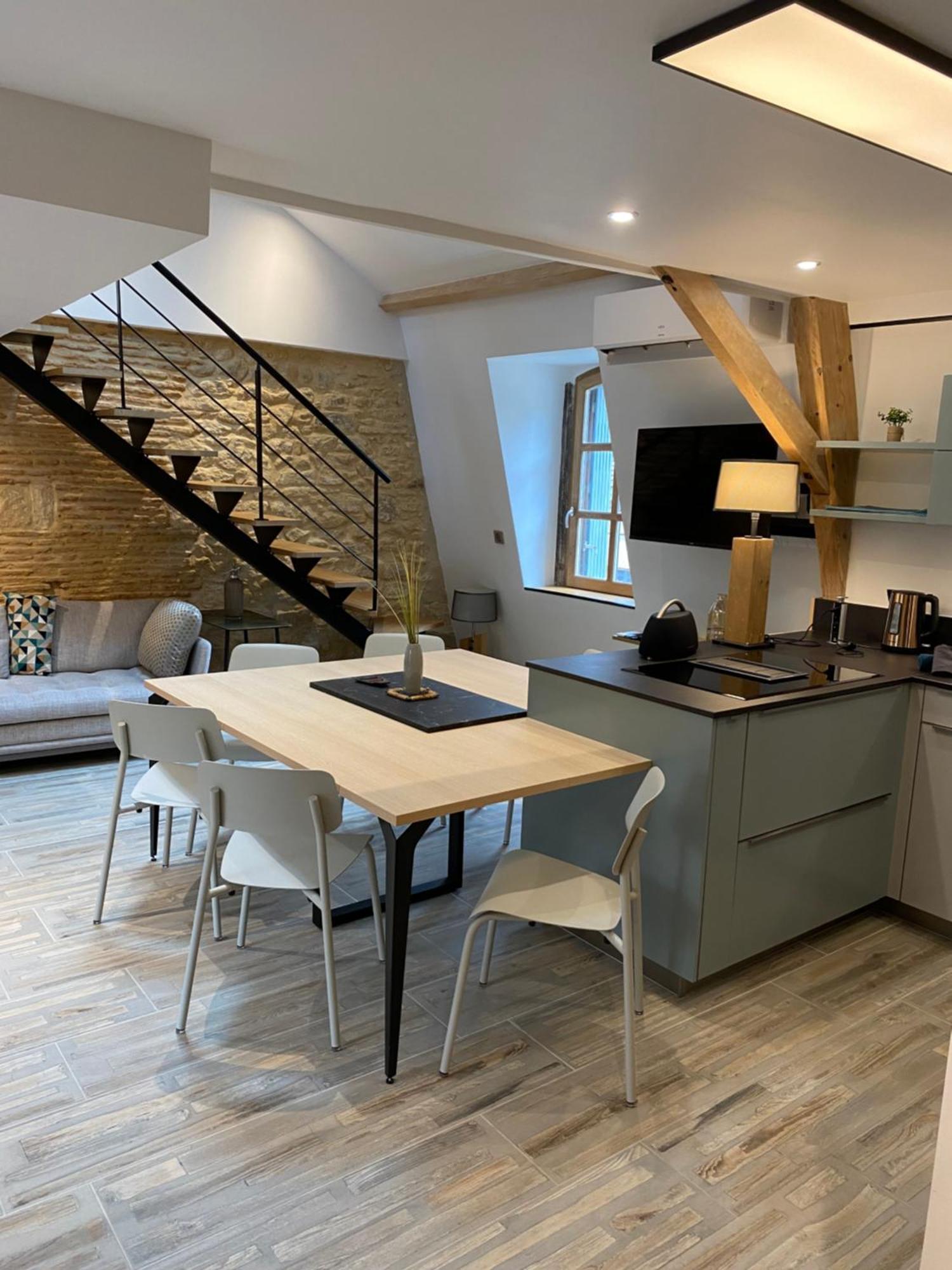 Appartement Avec Terrasse & Parking Sarlat Centre 外观 照片